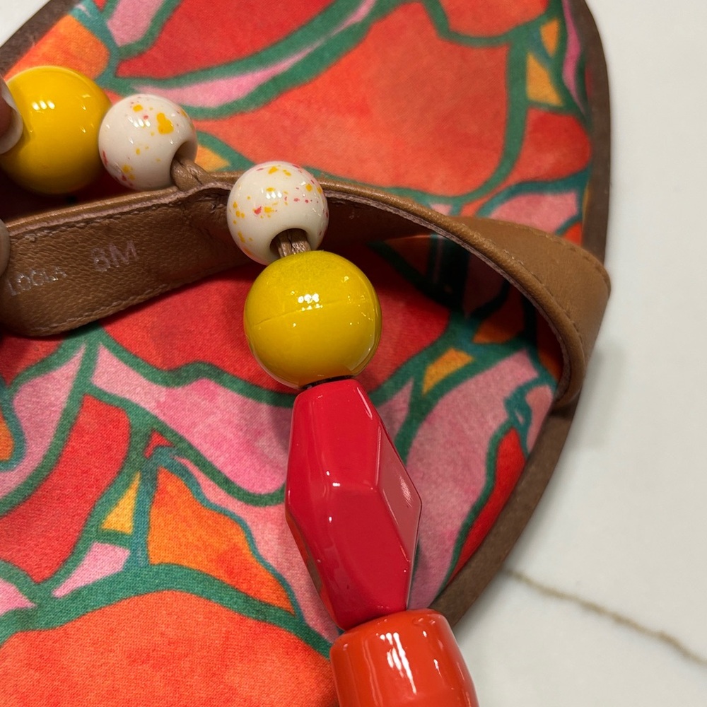 ANTONIO MELANI Multicolor Beaded Sandals - Picture 9 of 11
